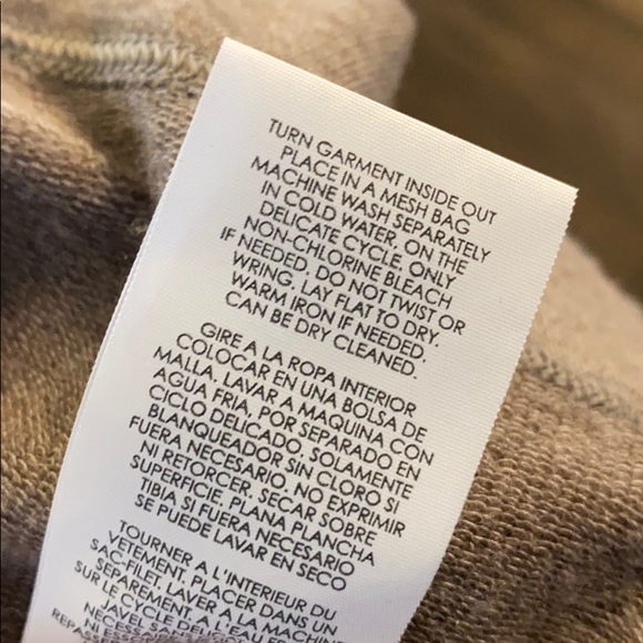 CAbi Zip up #3543 Small S Brown Tan Weekend Topper - Picture 7 of 8